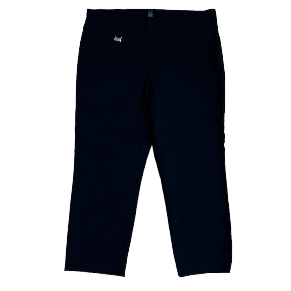 ALFANI Pull-on Capri, Black, Size 12